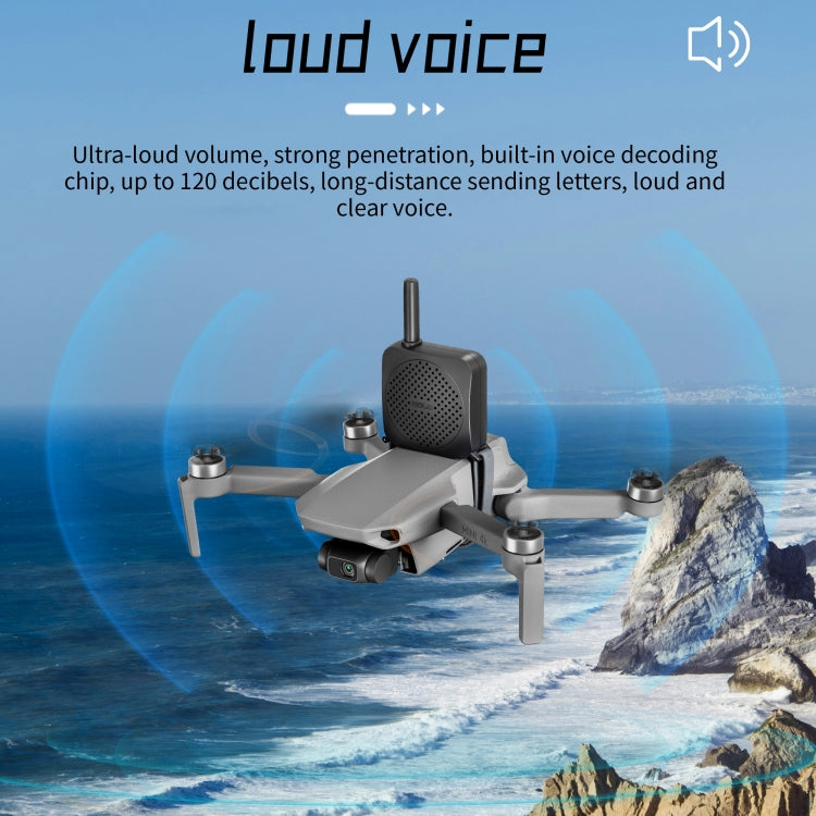 STARTRC Drone Megaphone Wireless Portable Speaker 1KM Control for DJI Mavic / Air / Mini Series, 1KM Control STARTRC Drone Megaphone Wireless Portable Speaker 1KM Control for DJI Mavic / Air / Mini Series, 1KM Control